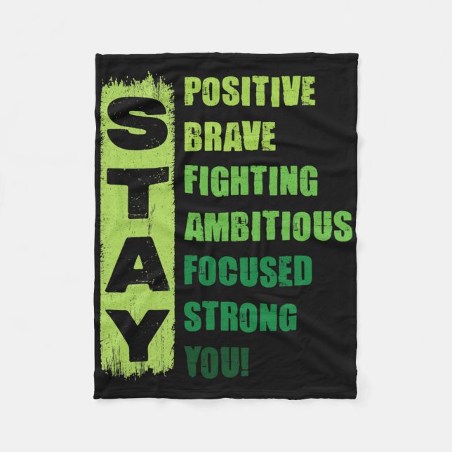 Couverture Polaire Vêtements de sensibilisation à la santé mentale Co (Devant)