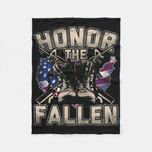 Couverture Polaire Vétéran Militaire Soldat Drapeau Américain Cadeau