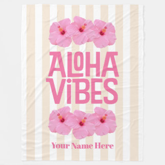 Couverture Polaire Vibes Aloha