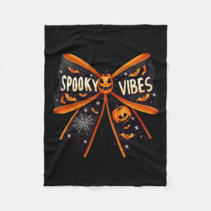 Couverture Polaire Vibes Coquette Bow Halloween Super Femmes Filles K