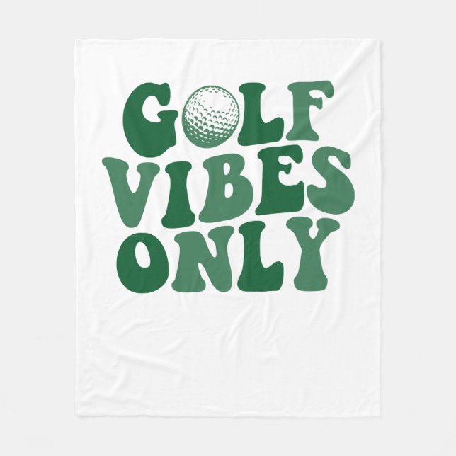 Couverture Polaire Vibes De Golf Seulement, Lover De Golf (Devant)