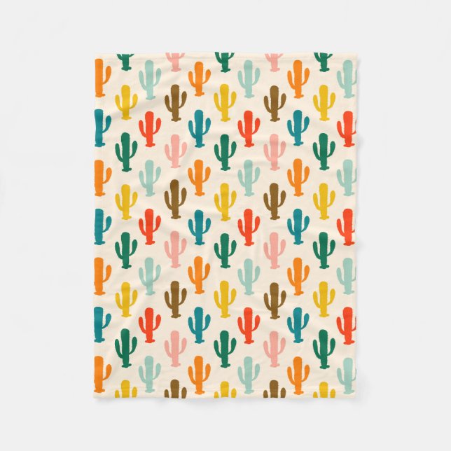 Couverture Polaire Vibrant Desert Botanical Throw Blanket  (Devant)