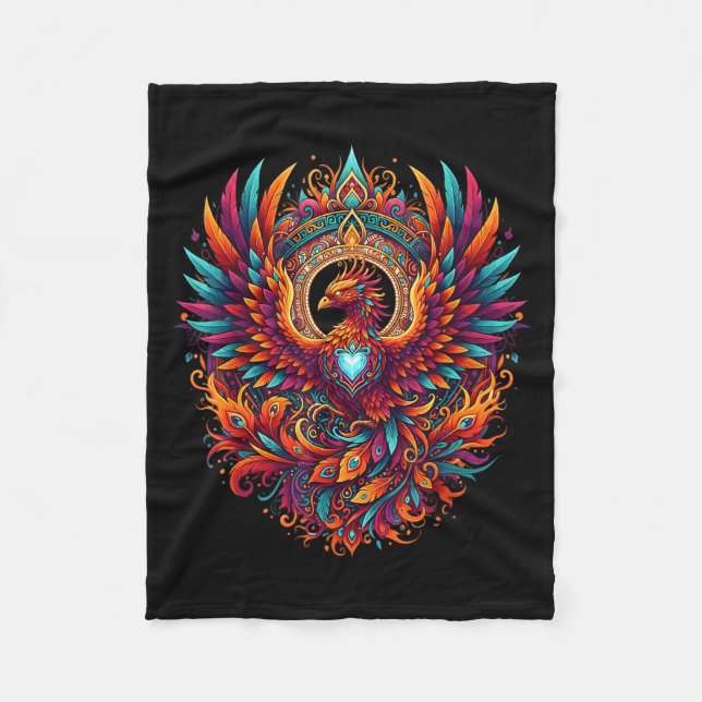 Couverture Polaire Vibrant Fantasy Pcute Ss Cute Ssnix Mythical Bird  (Devant)