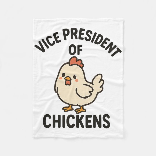 Couverture Polaire Vice-président des poulets Vp des poulets  (Devant)