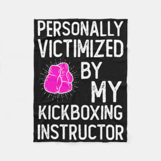 Couverture Polaire Victimized By My Funny Martial Art Kickboxing Kick