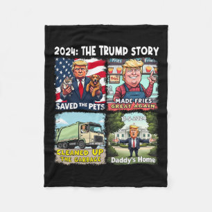 Couverture Polaire Victoire Trump 2024 Plus Grand Comebyck Inaugurati