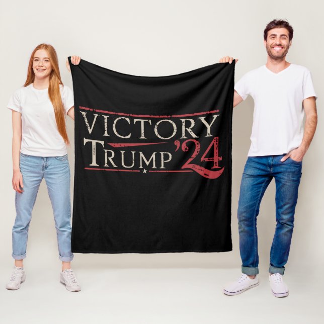 Couverture Polaire Victoire Trump 24 Président républicain 47 USA (En situation)