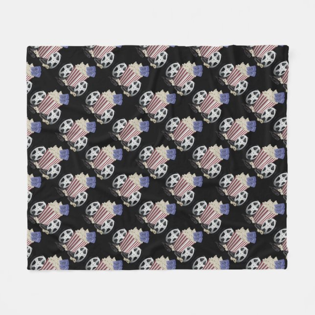 Couverture Polaire Vidéo Classique - Regarder la frénésie (Devant (Horizontal))