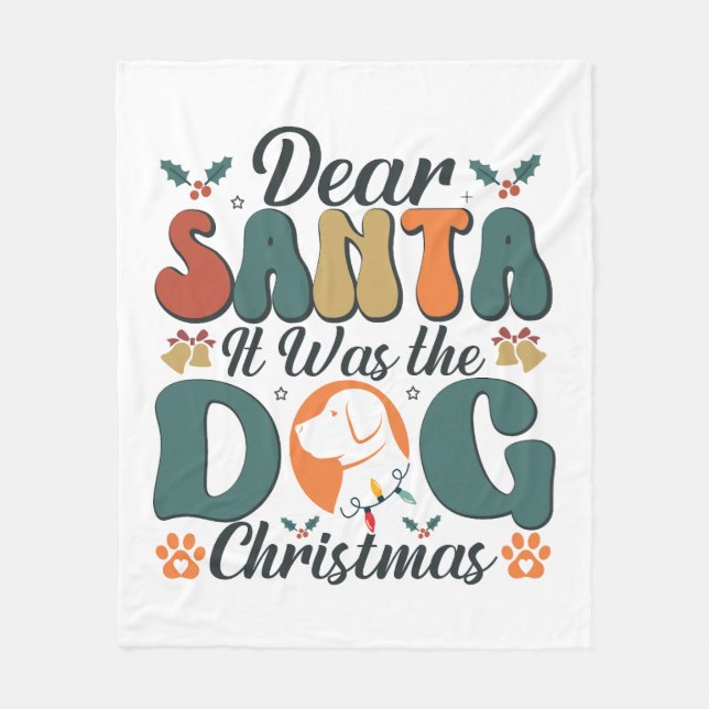 Couverture Polaire Vie de maman de chien (Devant)