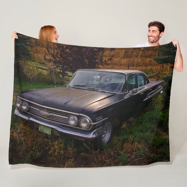 COUVERTURE POLAIRE VIEILLE VOITURE (En situation)