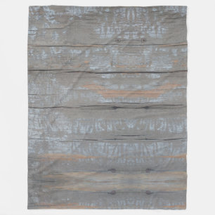 Couverture Polaire vieilles planches de bois