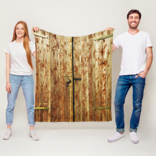 Couverture Polaire Vielles portes en bois