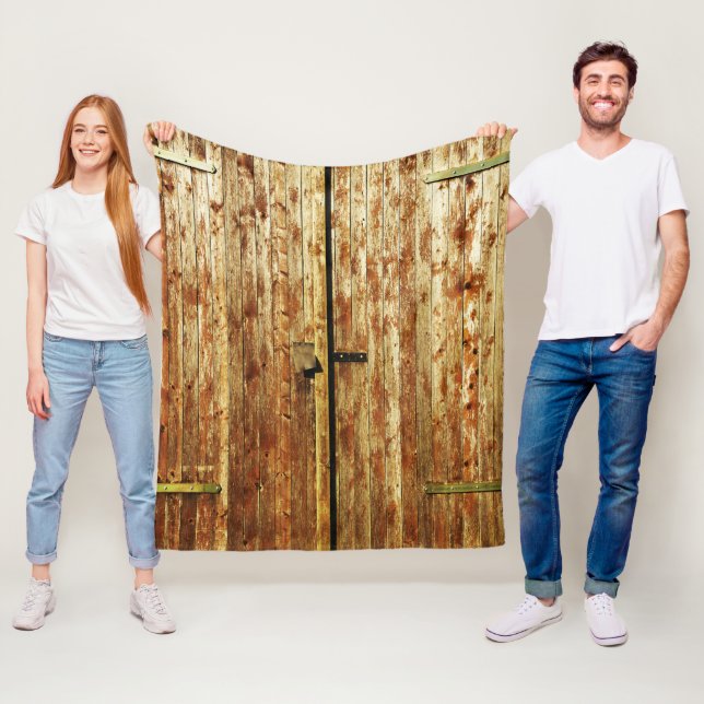 Couverture Polaire Vielles portes en bois (En situation)