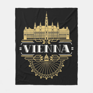 Couverture Polaire Vienne Autriche Art déco Souvenir esthétique