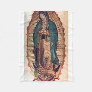 Couverture Polaire Vierge de Guadalupe