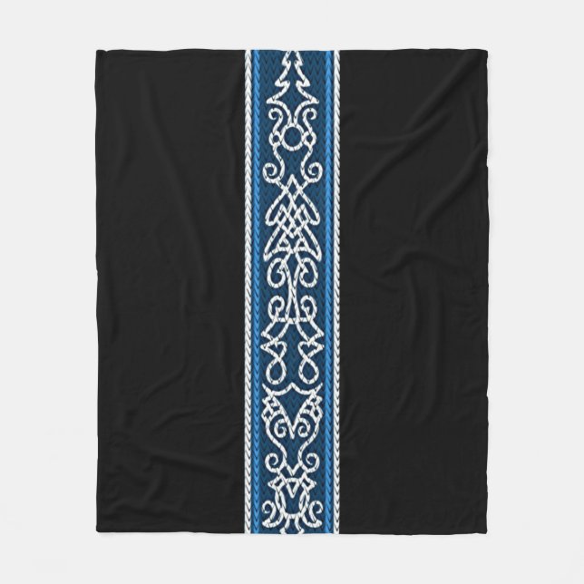 Couverture Polaire Viking pattern (Devant)