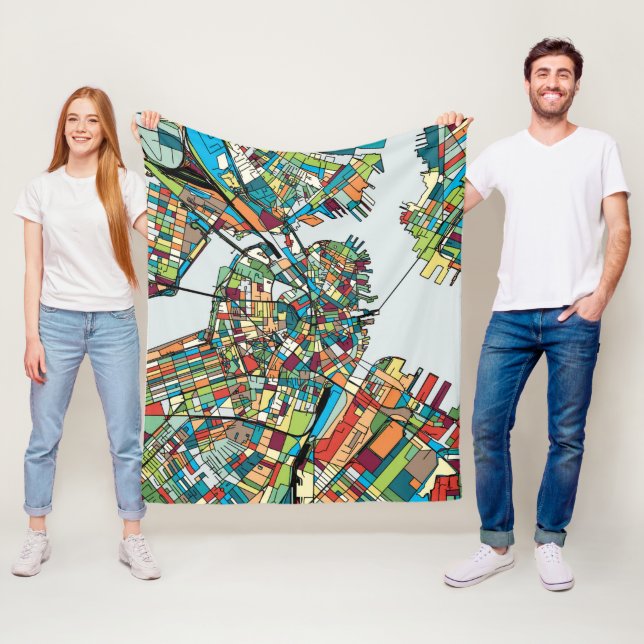 Couverture Polaire Ville Etats-Unis de Boston (En situation)