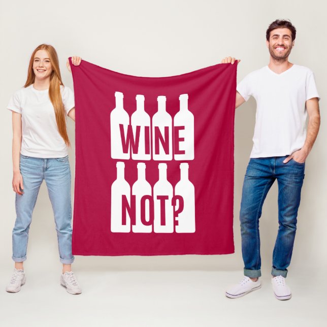 Couverture Polaire Vin non (En situation)