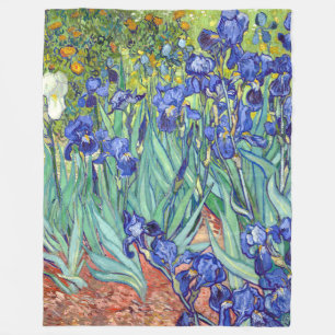 Couverture Polaire Vincent Van Gogh 1898 Irises