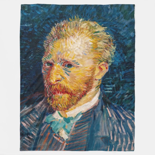 Couverture Polaire Vincent Van Gogh - Autoportrait (Devant)
