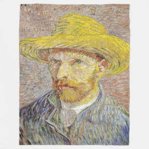 Couverture Polaire Vincent van Gogh - Autoportrait avec Casquette de