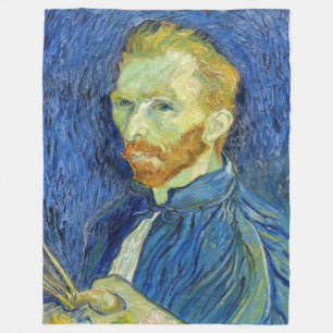 Couverture Polaire Vincent van Gogh - Autoportrait avec Palette