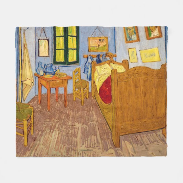 Couverture Polaire Vincent van Gogh - Chambre de Vincent à Arles (Devant (Horizontal))