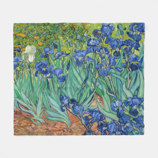 Couverture Polaire Vincent Van Gogh - Iris (Devant (Horizontal))
