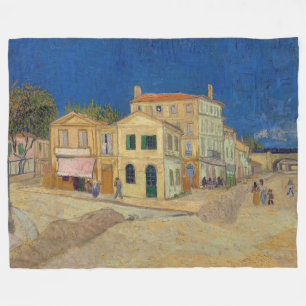 Couverture Polaire Vincent van Gogh - La Maison Jaune / La Rue