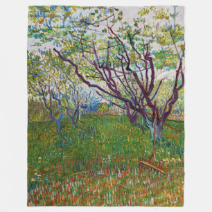 Couverture Polaire Vincent van Gogh - Le verger en fleurs