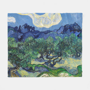 Couverture Polaire Vincent van Gogh - Oliviers avec les Alpilles