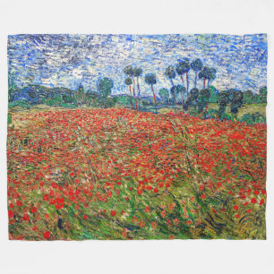 Couverture Polaire Vincent van Gogh - Poppy Field
