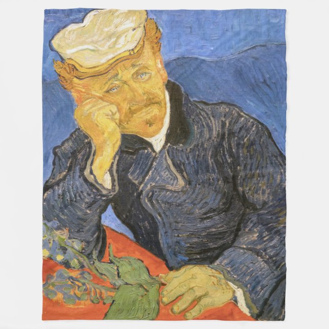 Couverture Polaire Vincent Van Gogh - Portrait du Docteur Paul Gachet (Devant)
