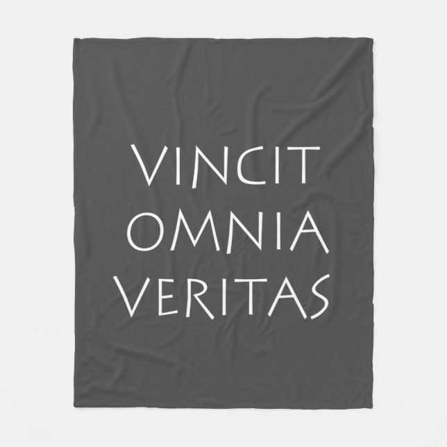 Couverture Polaire Vincit omnia veritas (Devant)