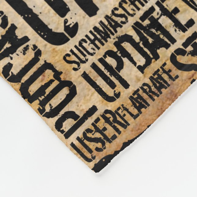 Couverture Polaire vintage (Coin)