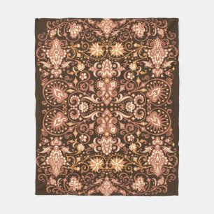 Couverture Polaire vintage abstraite nature ornementale vintage backg