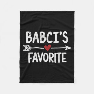 Couverture Polaire Vintage Babci’s Favorite Child Quote Heart Polish 