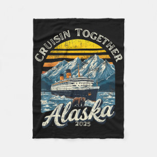 Couverture Polaire Vintage Cruisin Ensemble Alaska 2025 Famille d'ami