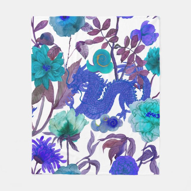 Couverture Polaire vintage seamless asian traditional patterns. Japan (Devant)