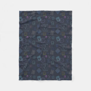 Couverture Polaire Vintage Stamp Pattern Fleece