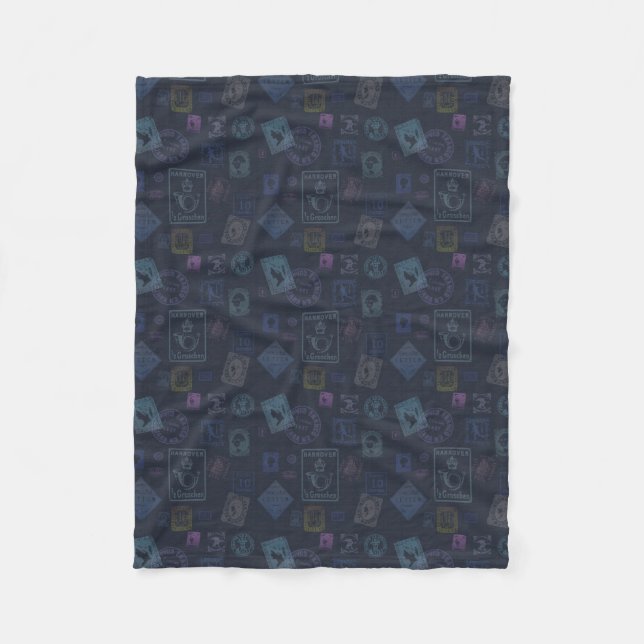Couverture Polaire Vintage Stamp Pattern Fleece (Devant)