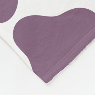 Couverture Polaire Violet Cow