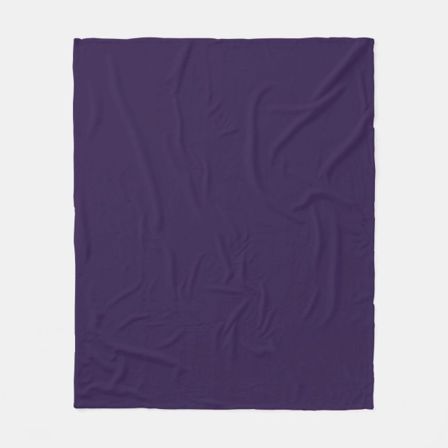 Couverture Polaire Violet violet solide (Devant)