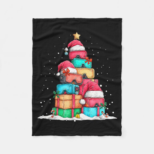 Couverture Polaire Virtual Reality Vr Gles Le Gaming Old School Gamer (Devant)