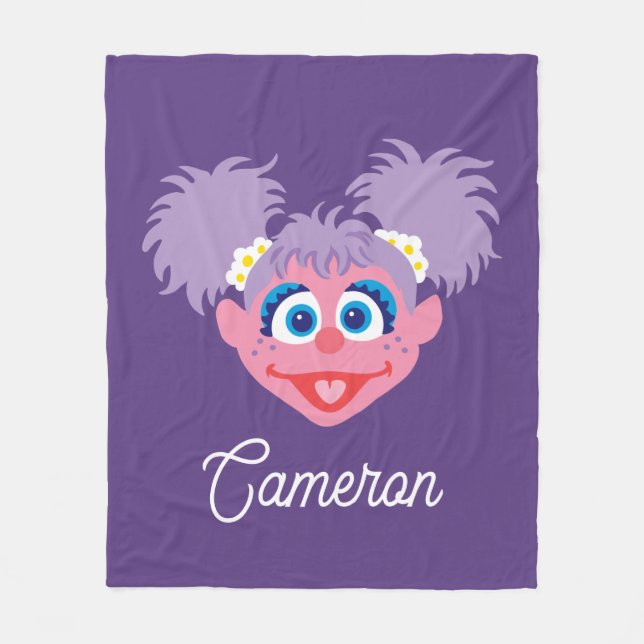 Couverture Polaire Visage d'Abby Cadabby (Devant)