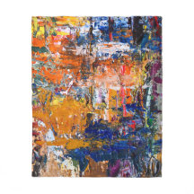 Vivid Abstraction - Huile Peinture Chaos sur la Pa