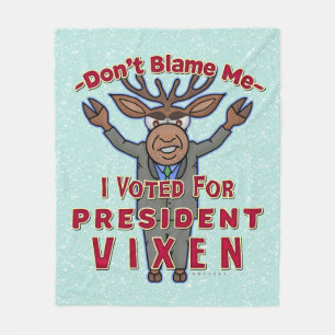 Couverture Polaire Vixen Reinder, le président de Noël