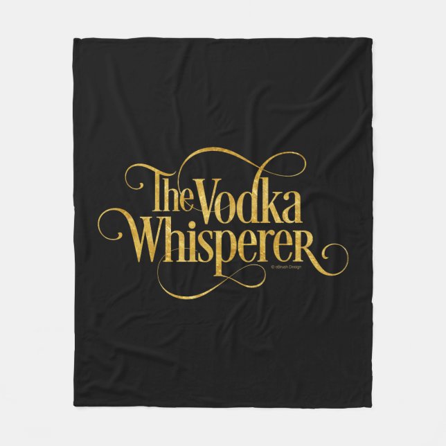 Couverture Polaire Vodka Whisperer (Devant)