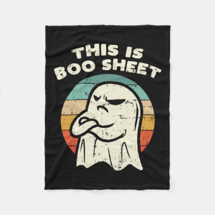 Couverture Polaire Voici Bosheet Ghost Retro Halloween Costume Me
