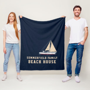 Couverture Polaire Voile nautique Famille Plage Maison Bateau Personn